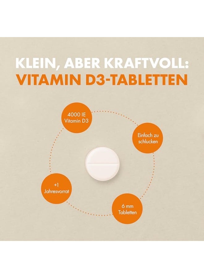 INCITE Vitamin D — 4000 IU  Supports immune system function and helps maintain healthy bones and teeth. Made in the United Kingdom — 400 tablets. - Image 4