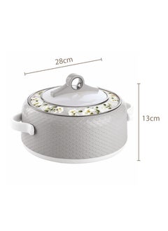 NAYASA Coral Casserole Food Warmer Stainless Steel Insulated Hotpot 3 Pc Set 2.5,3.5,5L  - Image 5