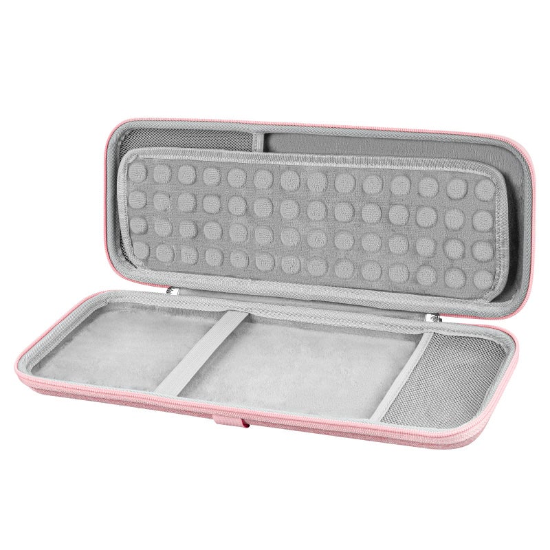 Geekria Hard Shell Travel Carrying Case, Compatible with Logitech K380/k380s Keyboard +M350/M350s Mouse, Pebble 2 Combo, Protective Travel Bag (Pink) - Image 2