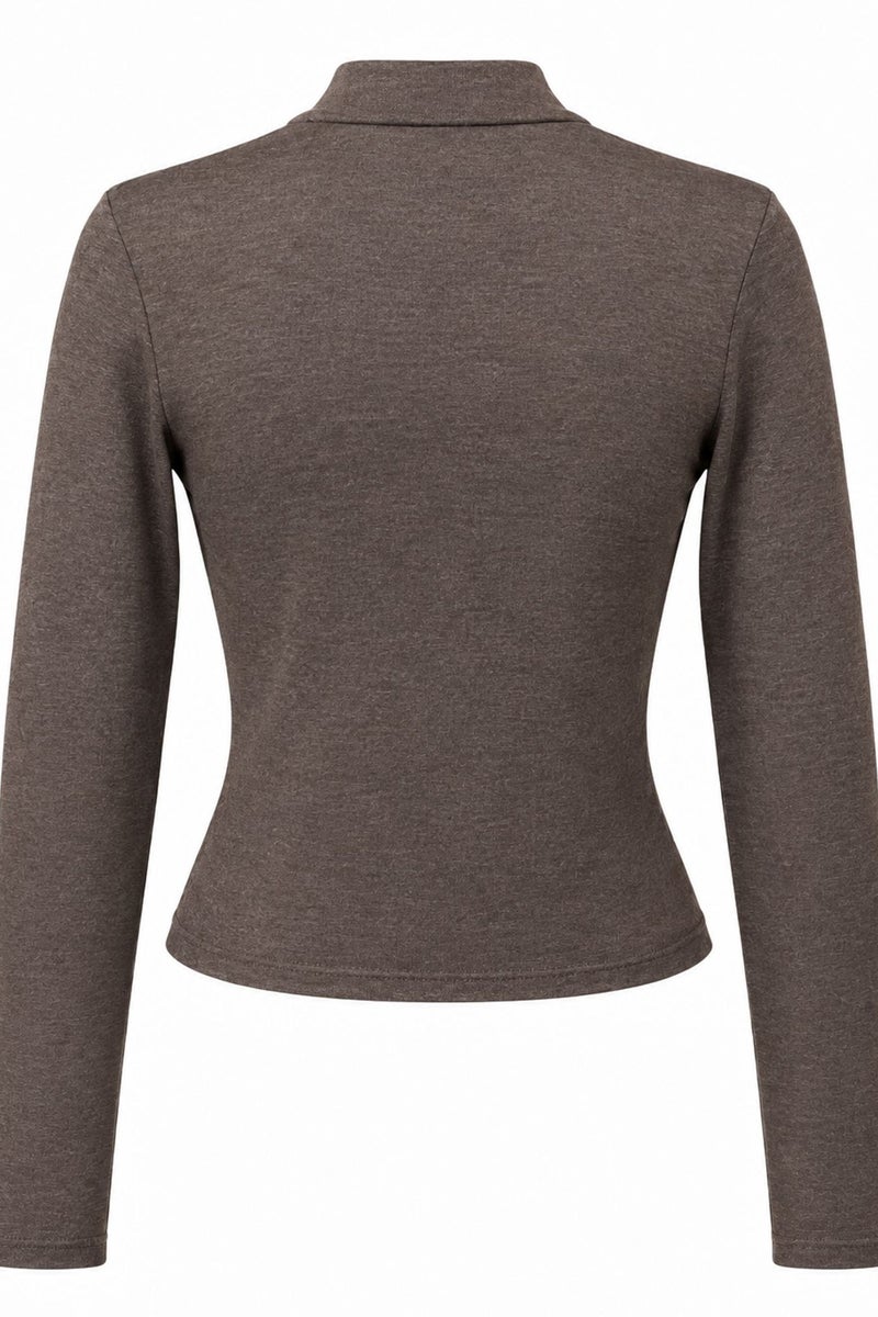 MIXRAY Simple Blouse - Image 3