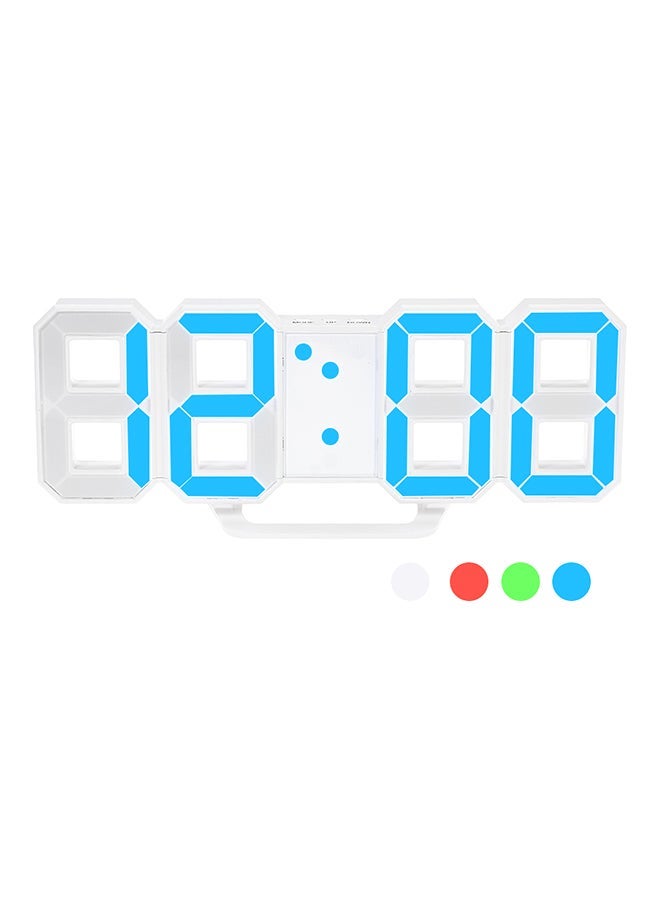 NIBEMINENT LED Digital Clock White - Image 1