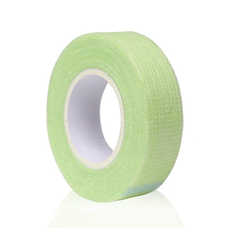 Lash Tape for Eyelash Extensions 30Pcs Eyelash Tape Adhesive Pink Non-Woven Fabric Eyelashes Tapes Lash Sticky Makeup Supplies for Beauty Salon Makeup Tools(Green) - Image 1