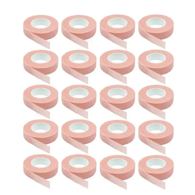 Lash Tape for Eyelash Extensions 30Pcs Eyelash Tape Adhesive Pink Non-Woven Fabric Eyelashes Tapes Lash Sticky Makeup Supplies for Beauty Salon Makeup Tools(Green) - Image 2