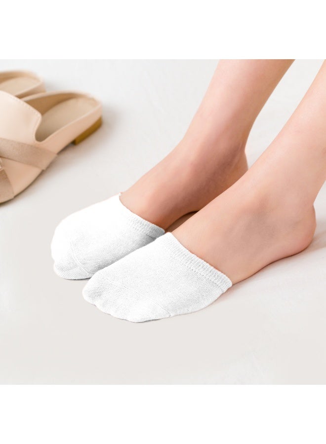 Toe Topper Socks, Liner Socks Breathable , Colorful Half Socks for Women, 3 Pairs - Image 3