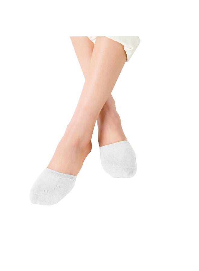 Toe Topper Socks, Liner Socks Breathable , Colorful Half Socks for Women, 3 Pairs - Image 4