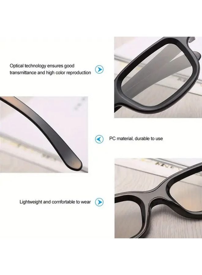Polarized Passive 3D Glasses For Real 3D Cinemas Gaming And TVs Color Variant - Image 4