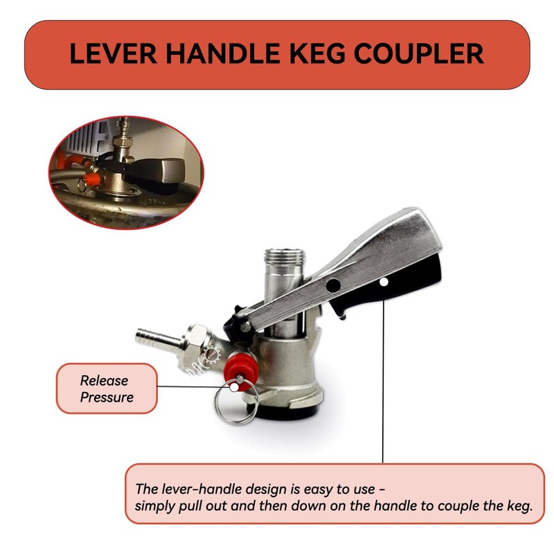 BACOENG Standard Tower Kegerator No Tank Beer Conversion Kit - Image 5