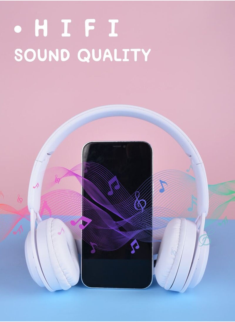 Wireless Bluetooth Over-Ear Headphones, Intelligent Noise Cancellation, Comfortable Fit, Multi-Mode Playback with Card/Line/Bluetooth, Bluetooth 5.0 Stable Connection, Clear Sound Quality  - Image 5