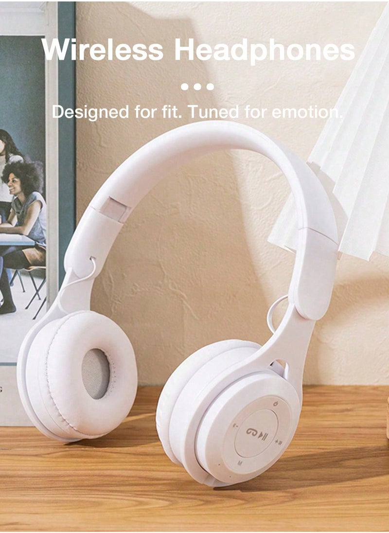 Wireless Bluetooth Over-Ear Headphones, Intelligent Noise Cancellation, Comfortable Fit, Multi-Mode Playback with Card/Line/Bluetooth, Bluetooth 5.0 Stable Connection, Clear Sound Quality  - Image 2