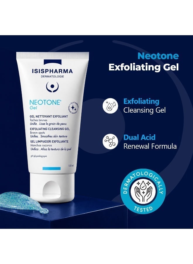 ISIS PHARMA ISISPHARMA Neotone Exfoliating Cleansing Gel for Dark Spots & Hyperpigmentation | Brightens and Evens Skin Tone with Glycolic Acid, Salicylic Acid & Licorice Extract | 150ml - Image 2