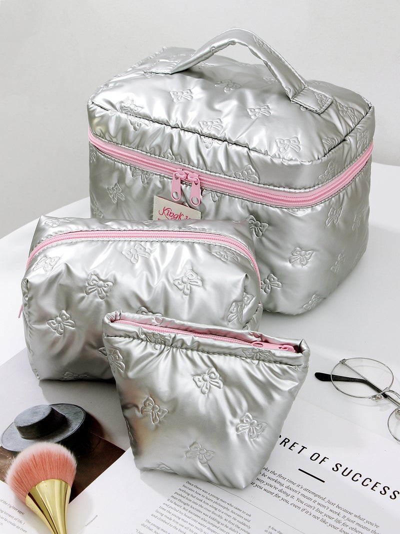 Large Capacity Cosmetic Bag Portable Lunch Bag Office Handbag Shopping Storage Bag Student Sundries Fit Bag - Image 2