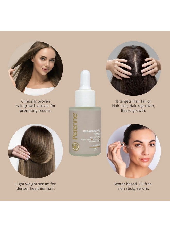 PERENNE Hair Strengthening Serum With Redensyl Bicapil & Anagain For Hair Fall Control For Men & Women 30Mlpromotes Hair Regrowth - Image 2