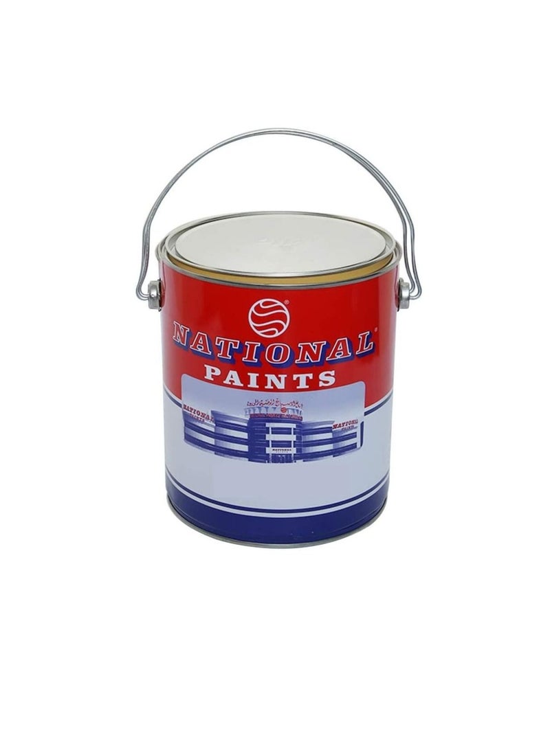 NATIONAL PAINTS - NATIONAL PAINTS- NC Topcoat black matt 3.6 L - Image 1