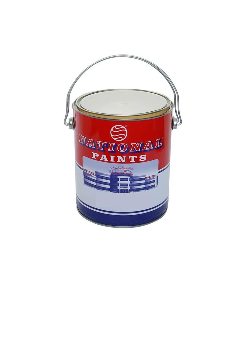 NATIONAL PAINTS - NATIONAL PAINTS- NC Topcoat black matt 3.6 L - Image 1