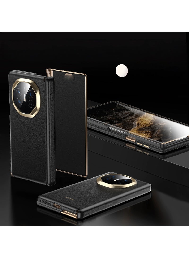 High Grade Magnetic Suction Full Coverage Case with Center Hinge Protection for Huawei Mate XTS Full Body Protection - Image 1