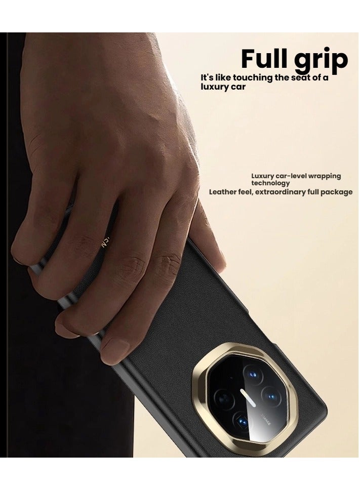 High Grade Magnetic Suction Full Coverage Case with Center Hinge Protection for Huawei Mate XTS Full Body Protection - Image 4