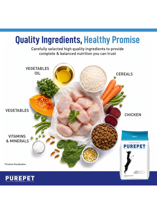 PUREPET Dry Dog Food  Chicken & Vegetable - Image 3