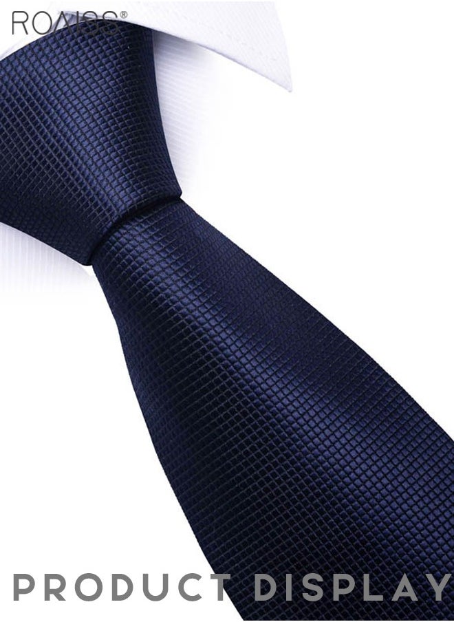 roaiss 4-Piece Men's Business Suit Tie Set Polyester Material Printing Design Exquisite Craftsmanship Banquet Wedding Groom's Tie Suit Fashion Daily Tie  - Image 5