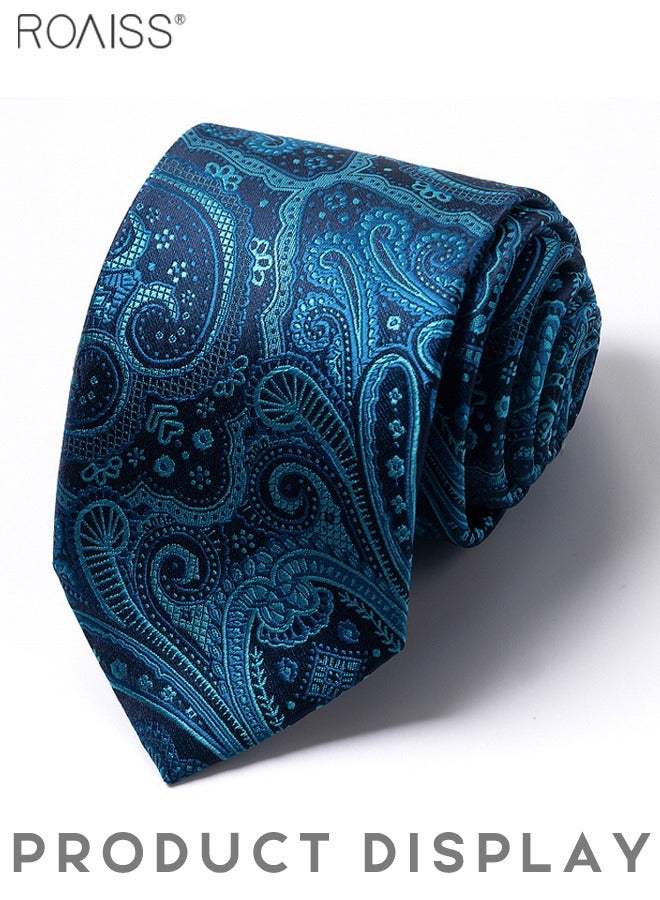 4-Piece Men's Business Suit Tie Set Polyester Material Printing Design Exquisite Craftsmanship Banquet Wedding Groom's Tie Suit Fashion Daily Tie