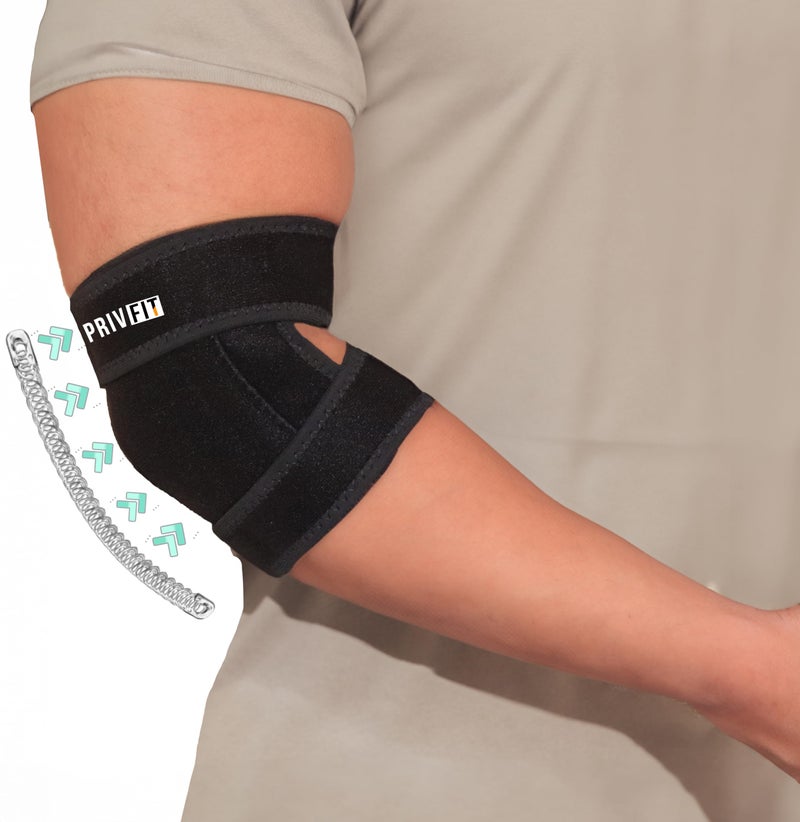 PRIVFIT Elbow Support Compression Stabilizer, Adjustable, Breathable Brace for Joint Pain Relief (1) - Image 1