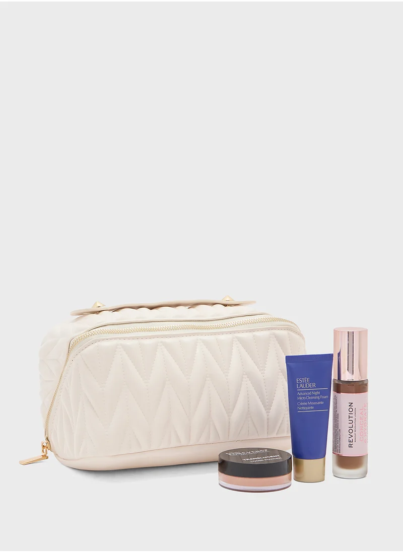 ELLA Quilted Cosmetic Bag