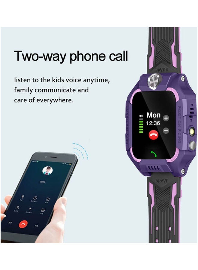 Gravity Intelligent Body Temperature Measurement Smartwatch Black/Pink/Purple - Image 4