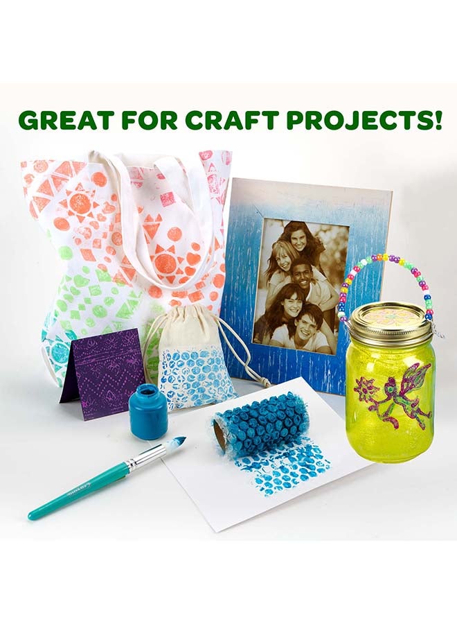 Crayola طلاء أكريليك - ألوان متنوعة (6 قطع)، طلاء للأطفال، مستلزمات الفنون والحرف اليدوية للأطفال، رائع لمشروعات الفن والحرف اليدوية - Image 5