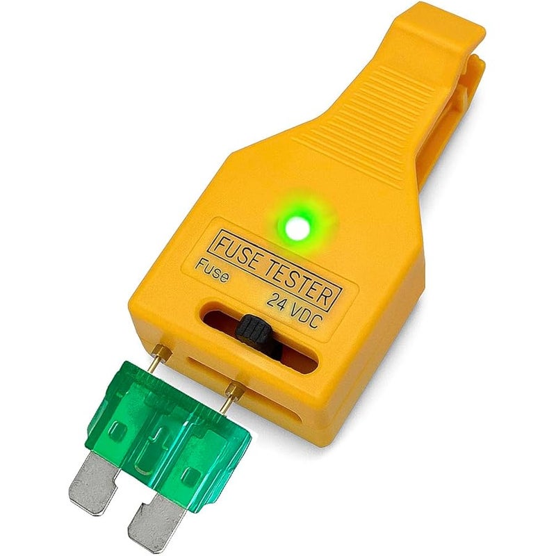 MGI SpeedWare Blade Fuse Tester for 12V 24V Automotive ATO/ATC/ATM Mini Standard Maxi Blade Fuses with LED Indicator - Image 1