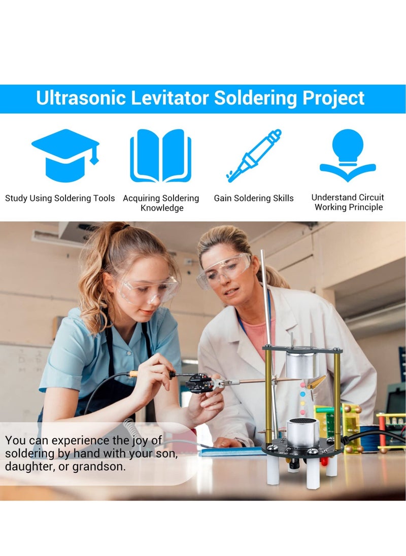 Excefore - Levitator Soldering DIY Kit, Ultrasonic Levitator Soldering Practice Kit, DIY Soldering Project Kit For Beginners Students and DIYERS Learning STEM Education - Image 1