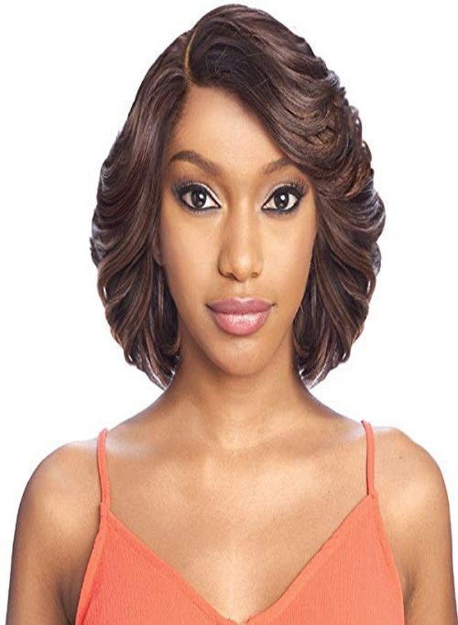 Vanessa Party Lace Synthetic Hair Deep J Part Wig-DJ VESA (1 Jet Black) - Image 1
