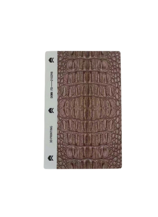 Generic - Lizard Skin Pattern Sticker Snakeskin Crocodile Pattern Embossed Color Back Film Cutting Machine Special Mobile Phone Protective Film-Color:Randomly Mix And Match 10 Pieces-Size:180*120mm - Image 1