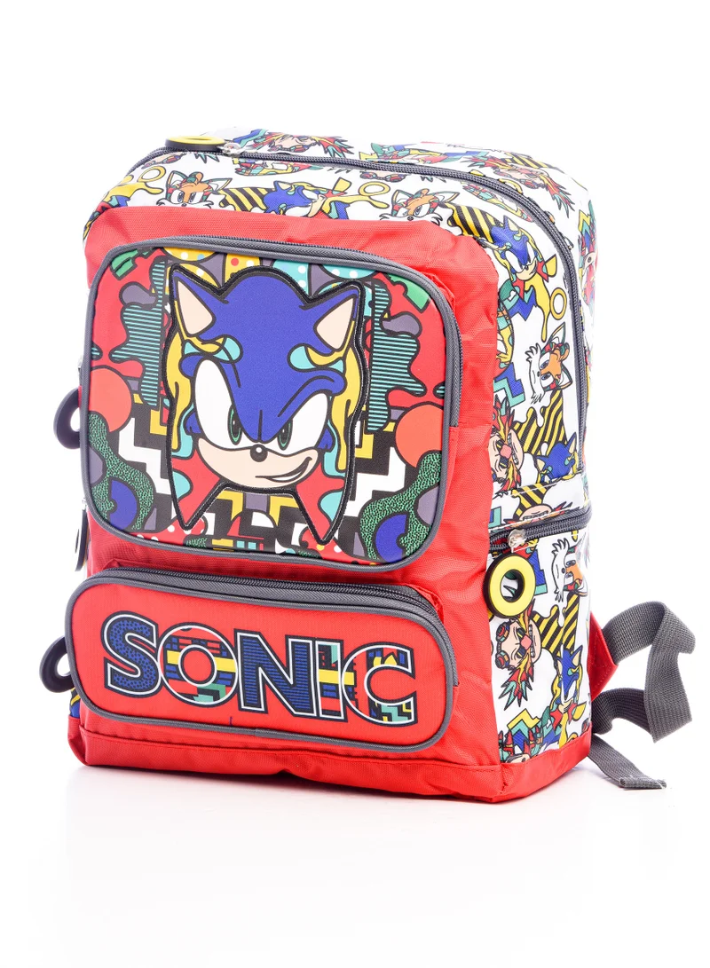 SONIC School Bag - Backpack with Lunch Bag and Pencil Case