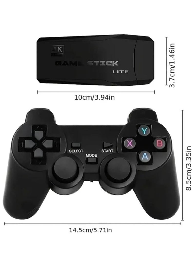 Generic Retro Game Console Video Game Stick Lite 4K Upgraded 10000+ Games Classic 4K TV Game Console with 2.4G (64G) Wireless Controllers  - Image 2