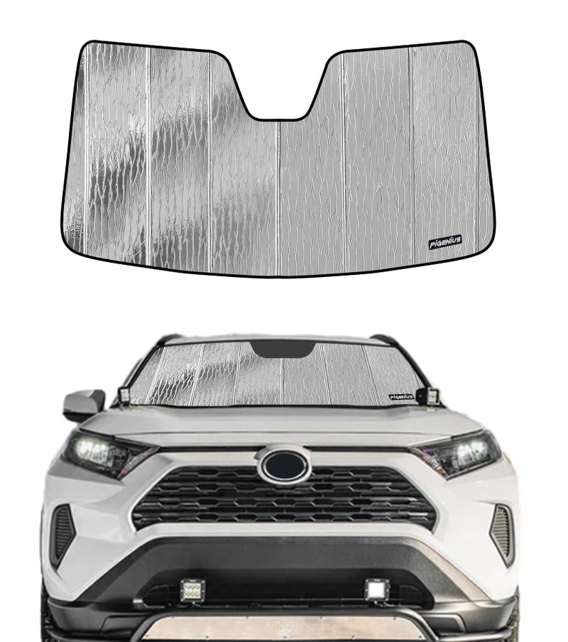 Pigenius Windshield Sunshade for Toyota RAV4 2019-2025, RAV4 Prime 2021-2024 Front Window Shade - AstraGuard - Image 1
