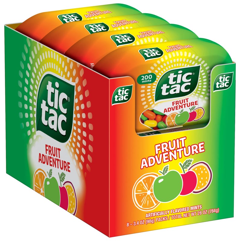 Tic Tac Fruit Adventure Mints OnTheGo Refreshment 34 Oz 8 Count - Image 3