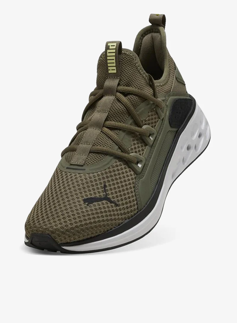 Puma Loden Green-Feather Gray-PUMA Black-Apple Spritz Softride Frequence Street Sneakers Unisex for Men | Best Price UAE