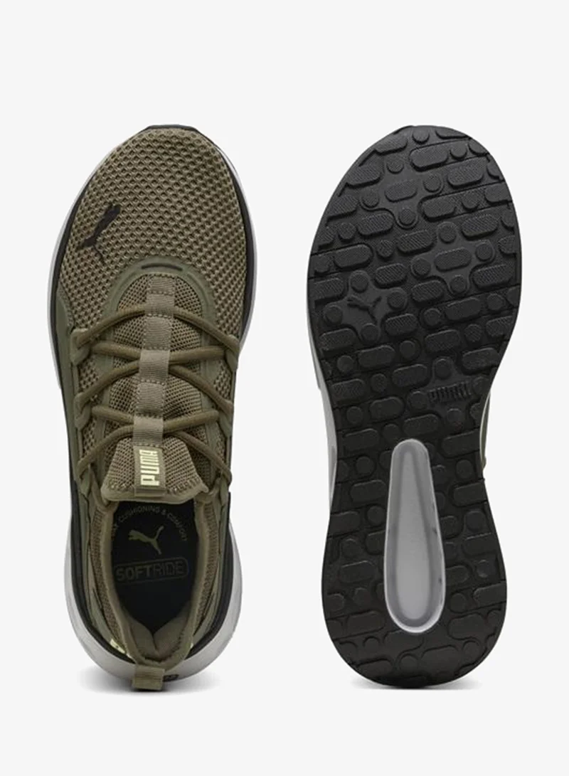 Puma Loden Green-Feather Gray-PUMA Black-Apple Spritz Softride Frequence Street Sneakers Unisex for Men | Best Price UAE