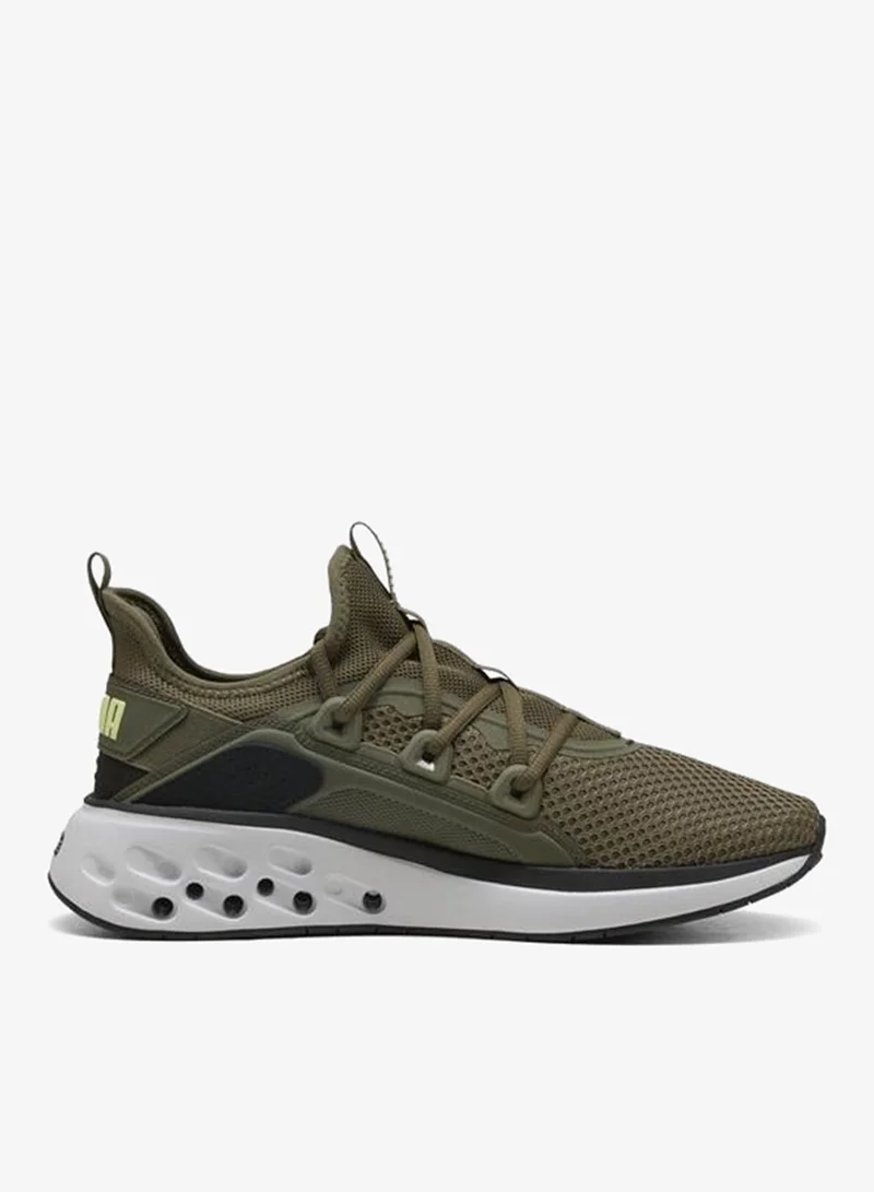 Puma Loden Green-Feather Gray-PUMA Black-Apple Spritz Softride Frequence Street Sneakers Unisex for Men | Best Price UAE