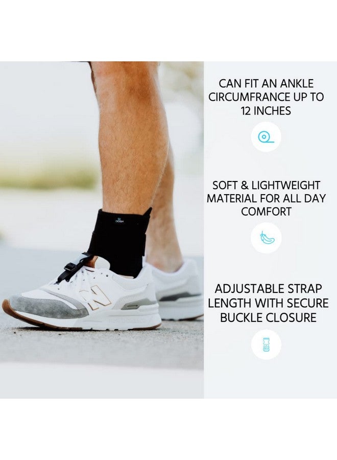 دوش دعامة دوش AFO لتدلي القدم - دعامة لتدلي القدم للمشي - AFO - للجنسين (أسود) - Image 2