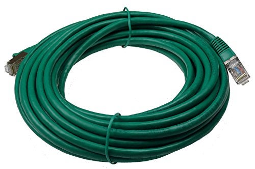 NTW 25' Cat 6 Snagless Shielded (STP) RJ45 Ethernet Network Patch Cable Green -345-S6-025GN - Image 2
