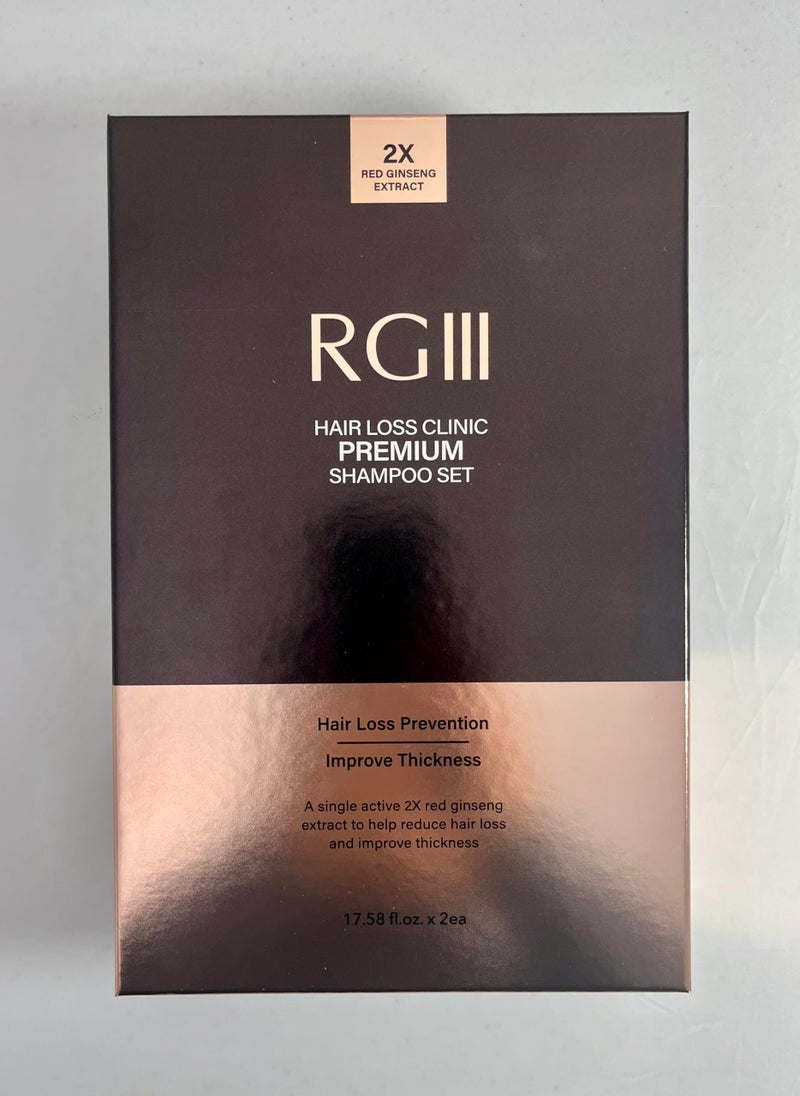 RGIII RG3 RGIII PREMIUM HAIR LOSS CLINIC SHAMPOO (TWO BOTTLE SET) - Image 3
