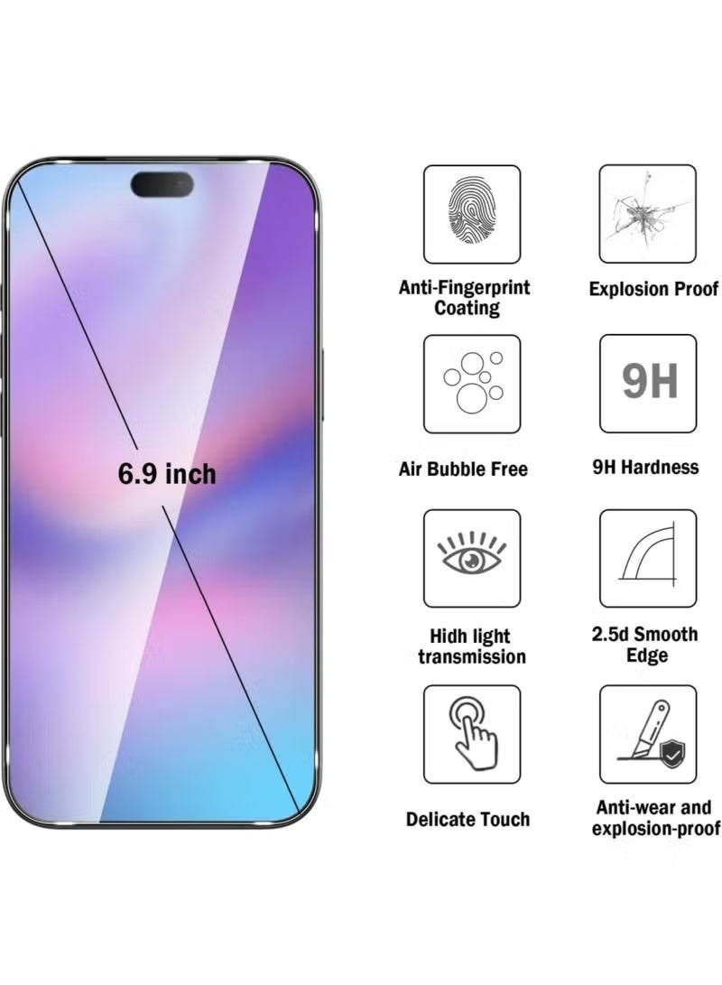 الطين ايزو [5 in 1] iPhone 17 Pro Case – Clear Slim Shockproof Magnetic Case with 2X Screen Protectors, 2X Camera Protectors | Mil-Grade Drop Protection | Compatible with Magnetic Chargers | Full-Body Anti-Scratch Cover for iPhone 17 Pro - Image 5