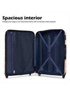 Coolife Luggage 3 Piece Set Suitcase Spinner Hardshell Lightweight TSA Lock (black, 3 piece set(20in24in28in))  - Image 5