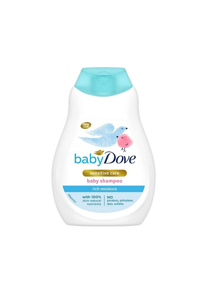 Baby Dove Shampoo 200 Ml, Mild No Tears Rich Moisture Baby Shampoo For Kids, Gentle Care For Baby'S Soft Hair - No Sulphate, No Paraben Shampoo - Image 1
