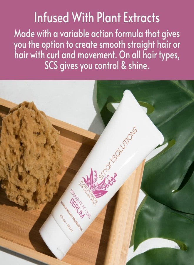 Smart Solutions smartSOLUTIONS Straight N' Curl Serum 12 oz, | Smooths & Straightens | Curves & Curls | Paraben-Free | Plant-based - Image 4