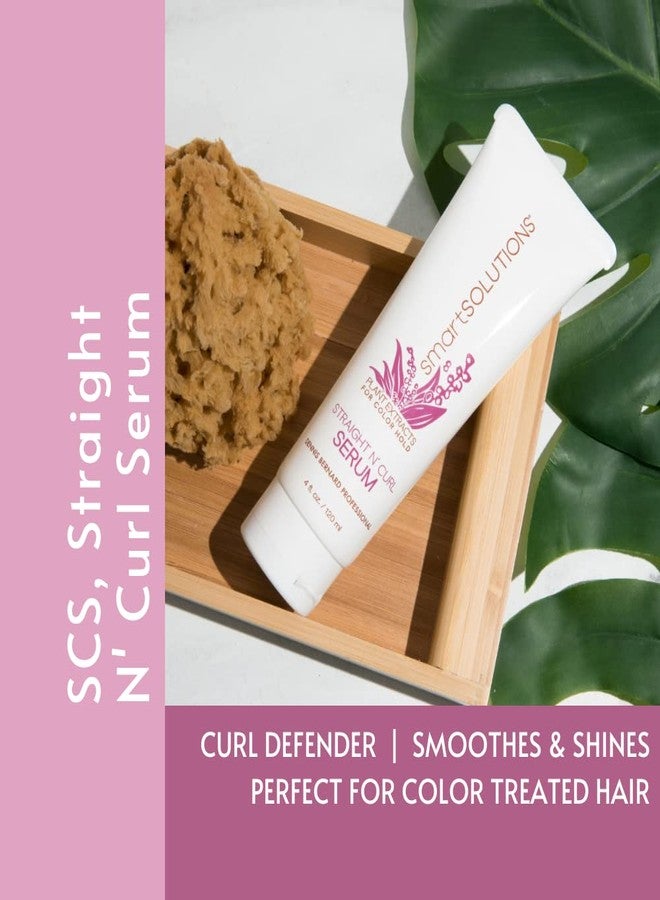 Smart Solutions smartSOLUTIONS Straight N' Curl Serum 12 oz, | Smooths & Straightens | Curves & Curls | Paraben-Free | Plant-based - Image 5