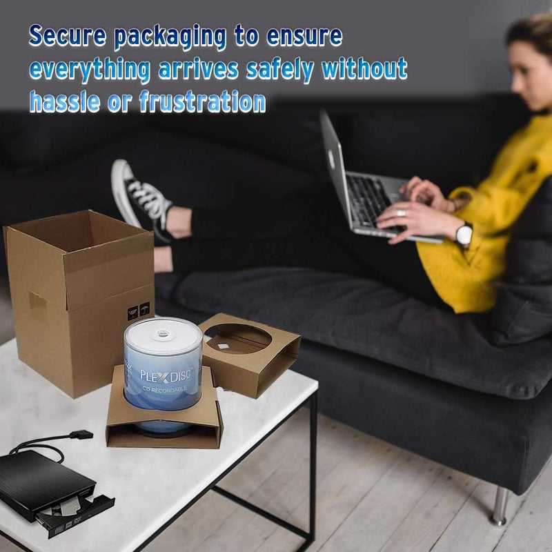 PlexDisc CD-R 700MB 80 Minute 52x Recordable - 100 Pack Cake Box (FFP) 631-805-BX, 100 Discs - Image 2
