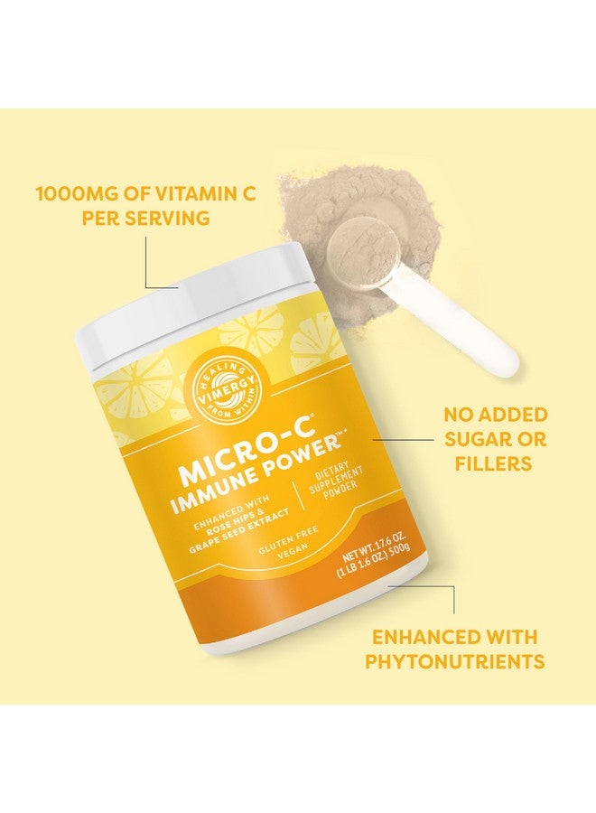 Vimergy Micro-C Immune Power TM * - 500g - 278 Servings - 1000mg/serving - Gentle Form - Antioxidant Phytonutrients - Immune & Nerve Support - Benefits Bone & Cartilage - Gluten-Free - Kosher - Vegan - Image 3