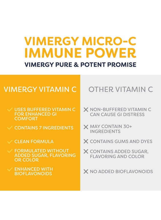 Vimergy Micro-C Immune Power TM * - 500g - 278 Servings - 1000mg/serving - Gentle Form - Antioxidant Phytonutrients - Immune & Nerve Support - Benefits Bone & Cartilage - Gluten-Free - Kosher - Vegan - Image 4