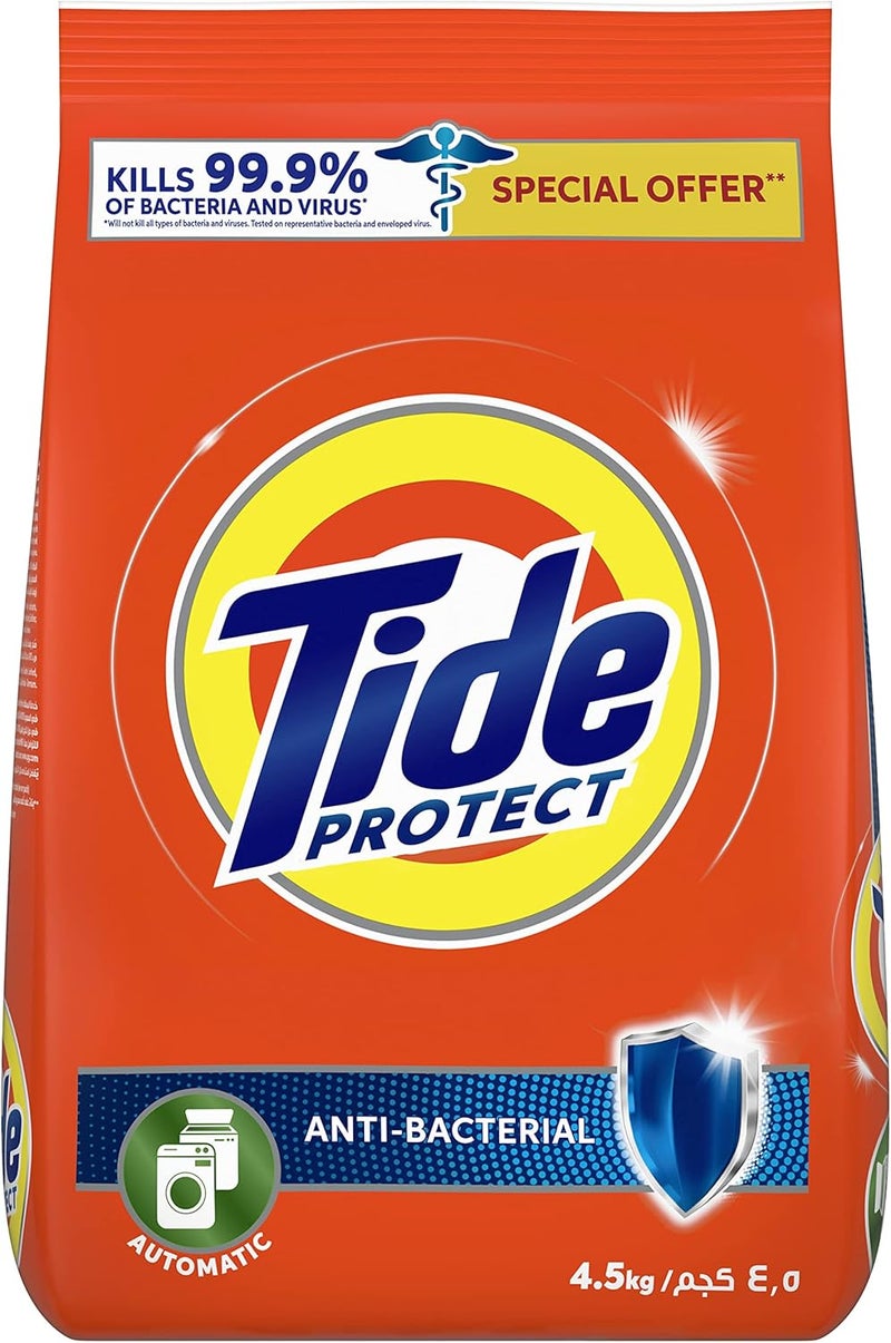 Tide Protect Antibacterial Laundry Detergent 4.5Kg - Image 1